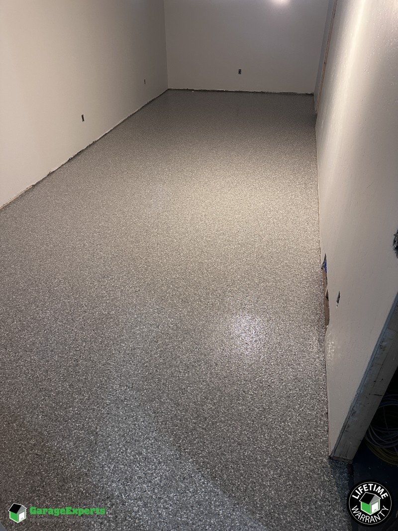Residential Basement Epoxy Flooring in Neenah, Wi Image