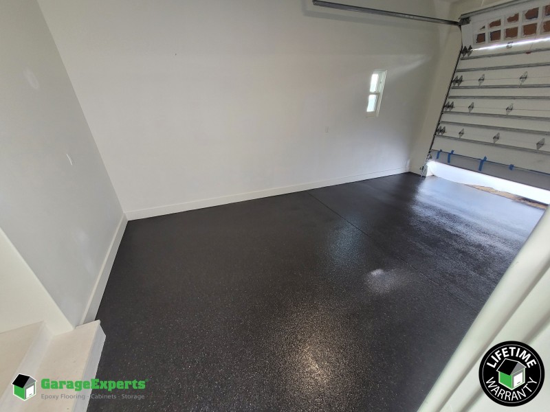 Residential Garage Epoxy Flooring in Alys Beach, Florida
