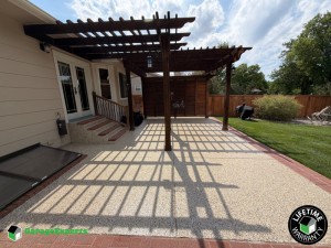 Residential Patio Epoxy Flooring in Wichita, Ks
