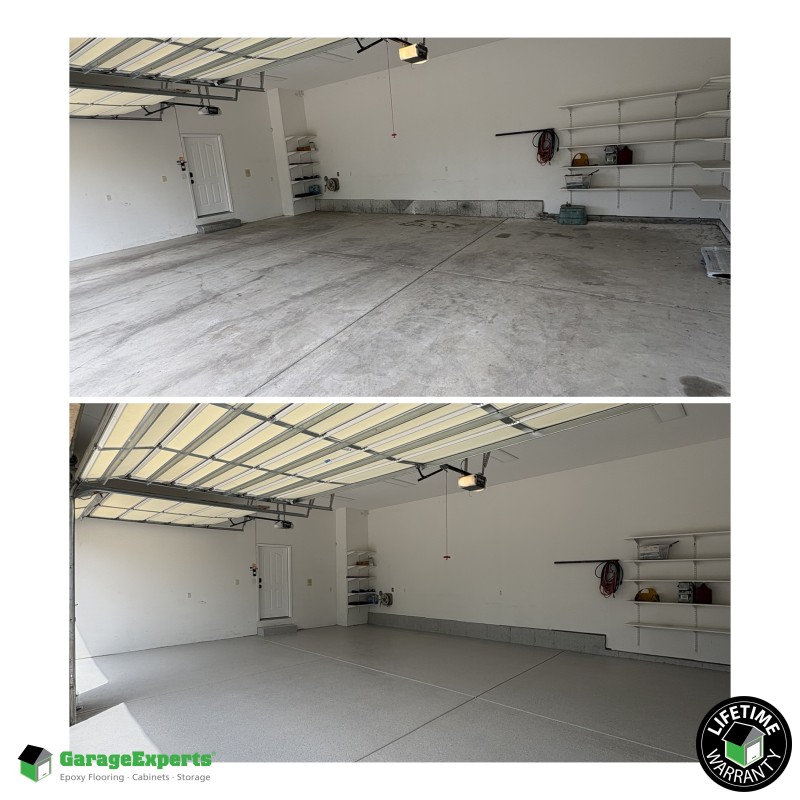 Residential Garage Epoxy Flooring in Eagle Mountain, Utah