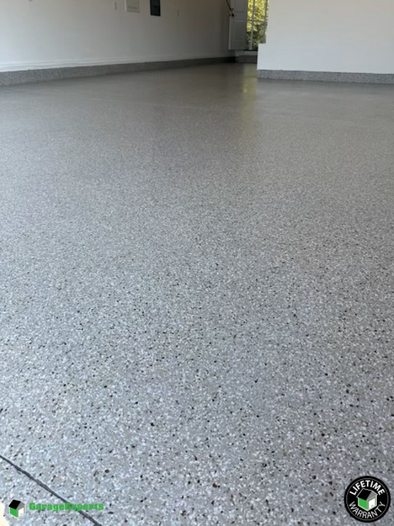 Residential 2 Car Garage Epoxy Flooring in Boonville, In