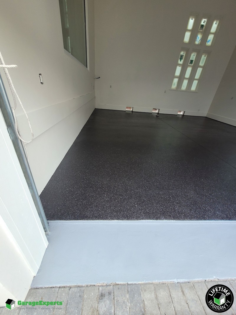 Residential Garage Epoxy Flooring in Sandestin Miramar Beach, Florida