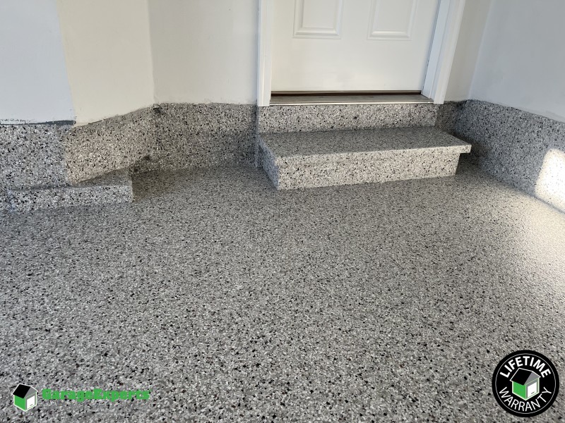Residential Garage Epoxy Flooring in Williamsburg, Virginia