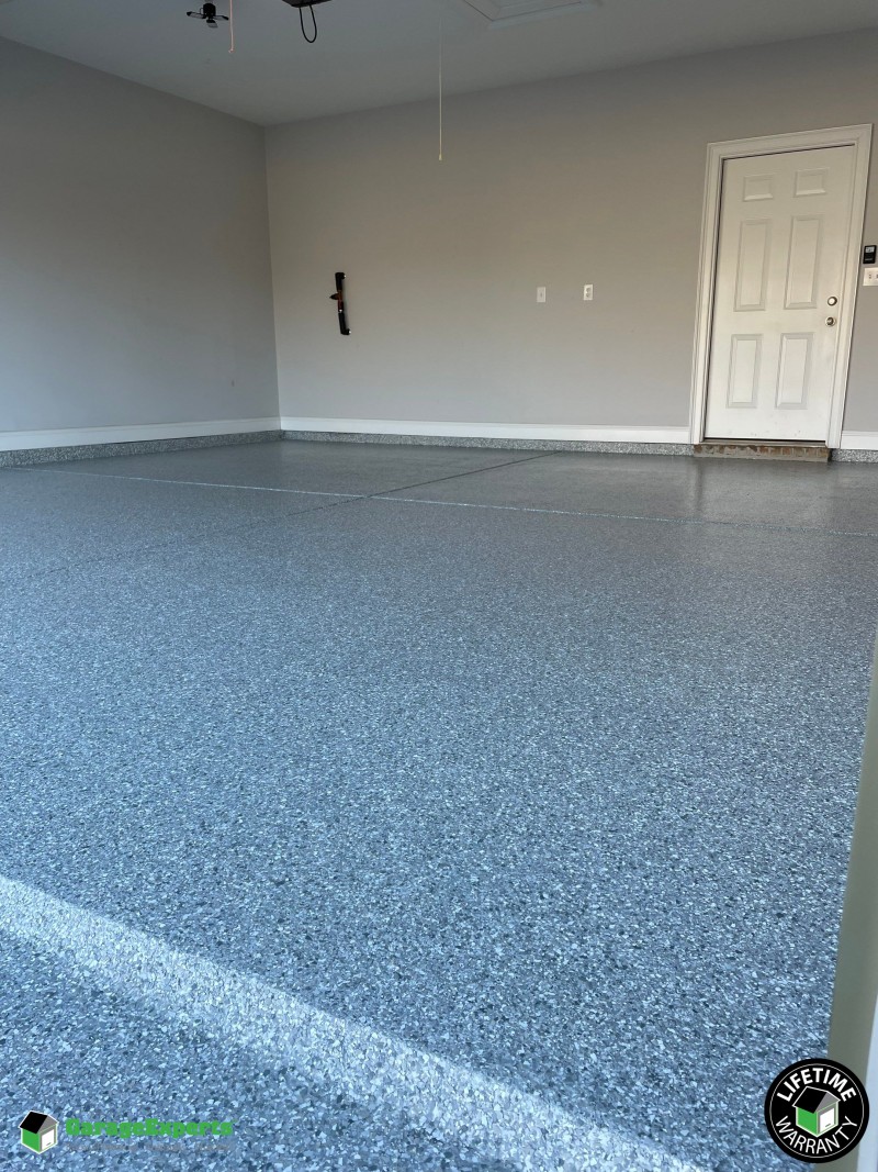 Residential Garage Epoxy Flooring in Meridanville, Al