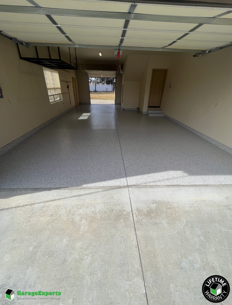 Residential Garage Epoxy Flooring in Parma, Idaho Image