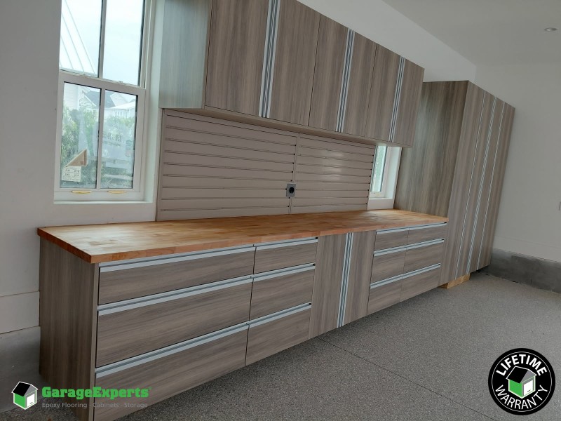 Residential Garage Cabinet Storage Solution in Watersound Origins Inlet Beach, Florida