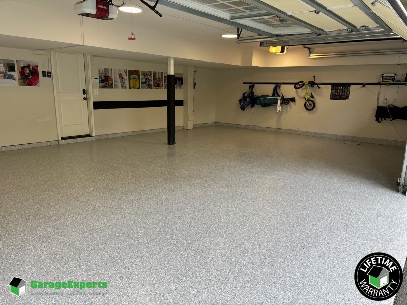 Residential Garage Epoxy Flooring in Summit, New Jersey Image