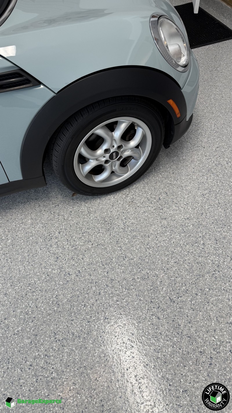 Residential Garage Epoxy Flooring in Miami, Fl
