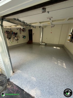 Residential Garage Epoxy Flooring in California, Md