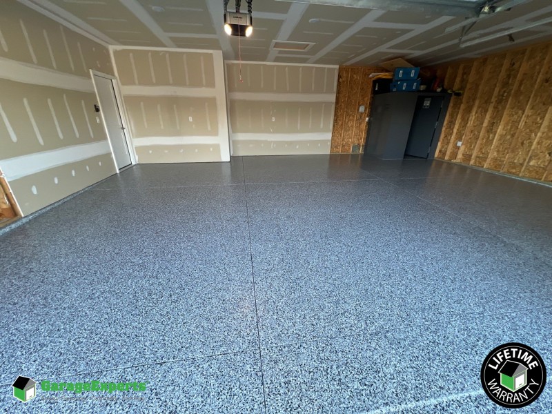 Residential Garage Epoxy Flooring in Andover, Ks