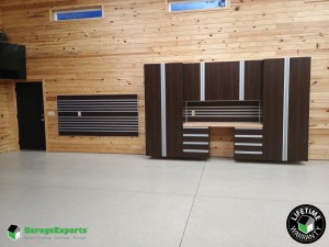 Residential Man Cave Cabinet Storage Solution in Windsor, South Carolina