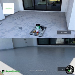 Residential Patio Epoxy Flooring in Celina, Tx