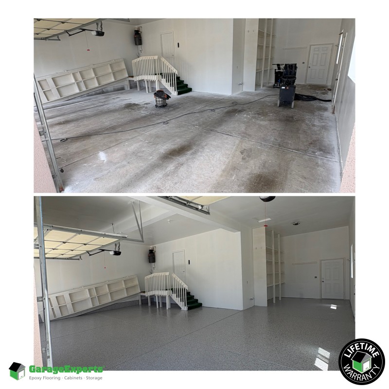 Residential Garage Epoxy Flooring in Kaysville, Utah Image