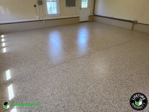 Residential Garage Epoxy Flooring in Poquoson, Virginia