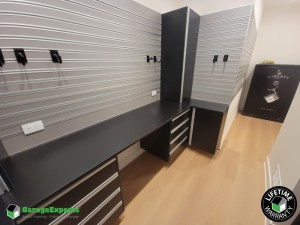 Residential Basement Cabinet Storage Solution in Olathe, Kansas