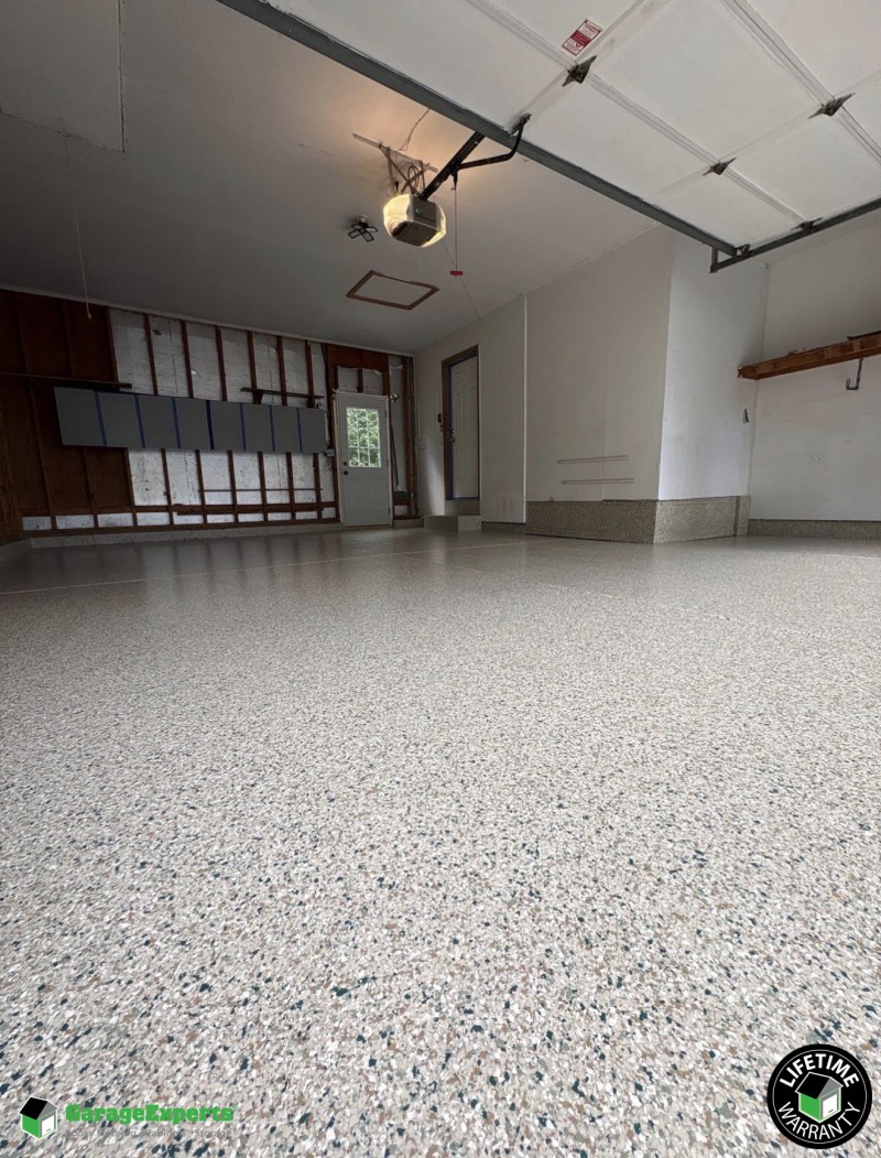 Residential Garage Epoxy Flooring in Batavia, Il
