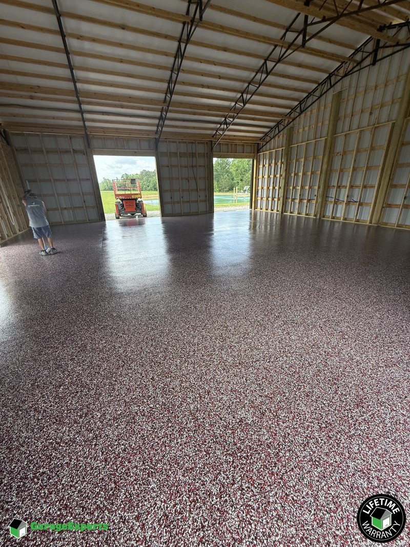 Residential Warehouse Epoxy Flooring in Council, Nc Image
