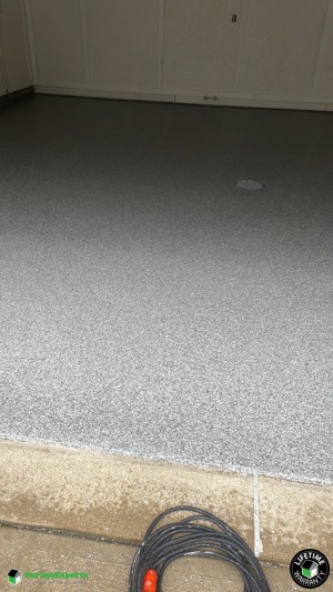 Residential Garage Epoxy Flooring in Parma, Ohio