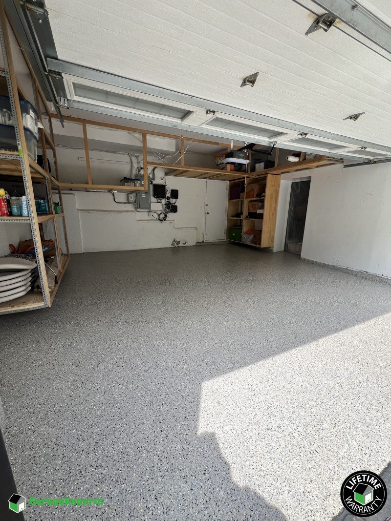Residential Garage Epoxy Flooring in East Hills, Ny Image