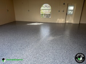 Residential Garage Epoxy Flooring in Rockledge, Fl