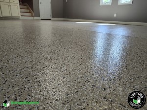 Residential Garage Epoxy Flooring in Williamsburg, Virginia