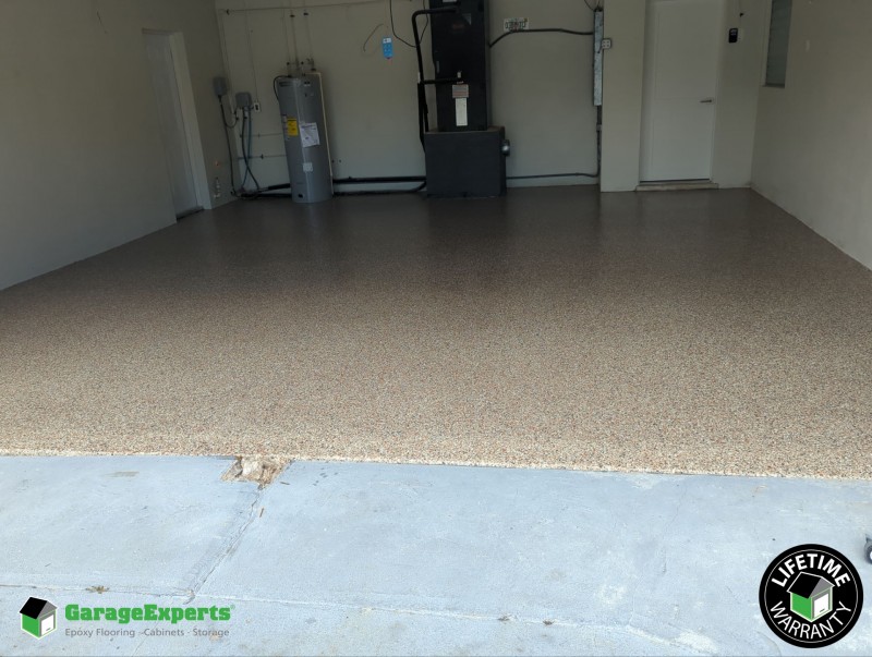 Residential Garage Epoxy Flooring in Melbourne Beach, Fl