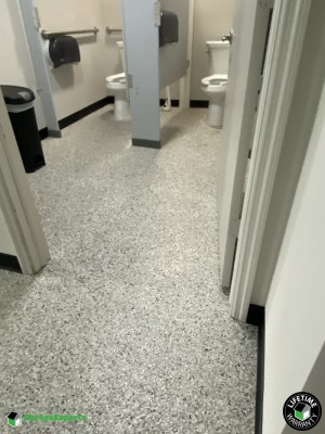 Residential Public Restrooms Epoxy Flooring in Punta Gorda, Fl