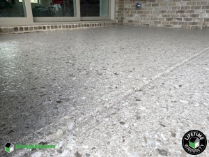 Residential Patio Epoxy Flooring in Alpharetta, Ga