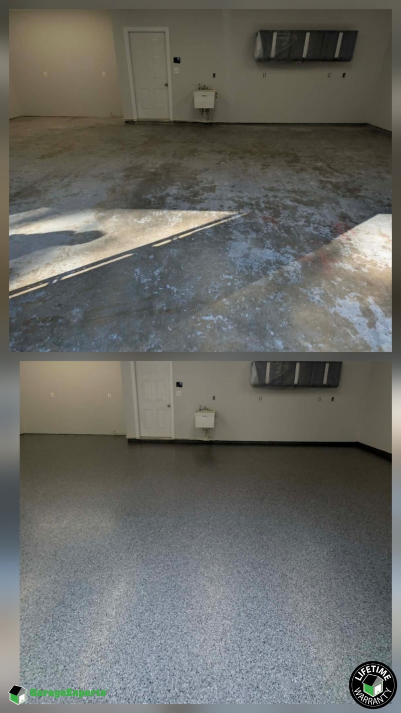 Residential Garage Epoxy Flooring in Port Tobacco, Md