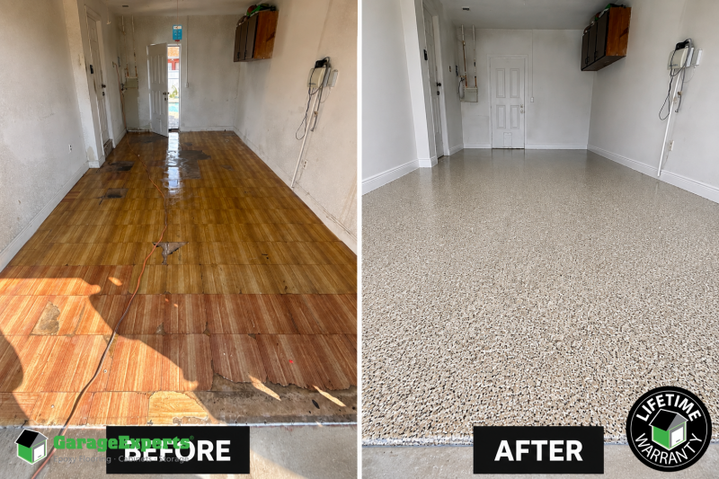 Residential Garage Epoxy Flooring in Tampa, Fl