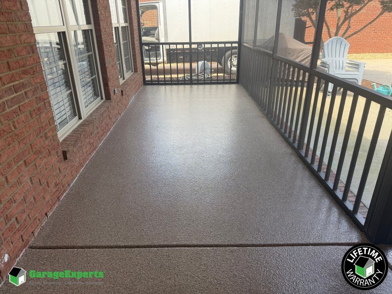 Residential Garage Epoxy Flooring in Madison, Al