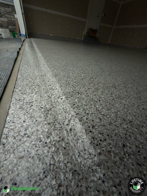 Residential Garage Epoxy Flooring in St Charles, Illin