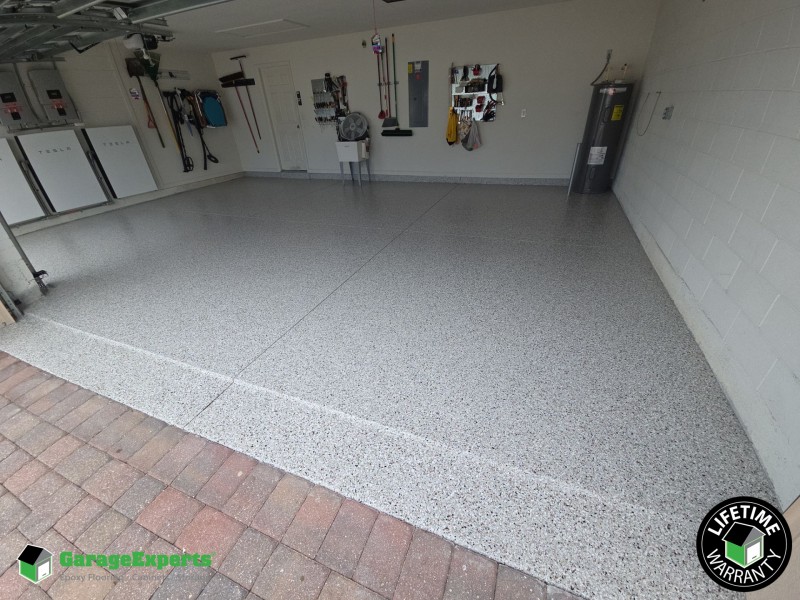 Residential Garage Epoxy Flooring in Palm Bay, Fl