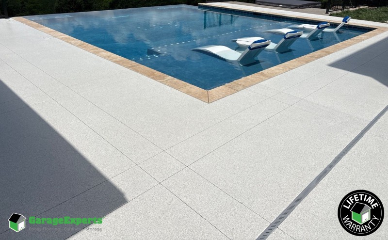 Residential Sun Deck Epoxy Flooring in Springfield, Mo