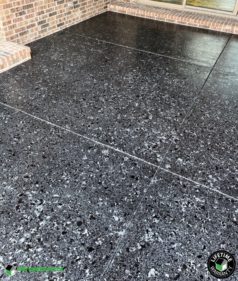 Residential Patio Epoxy Flooring in Saddlebrooke, Mo