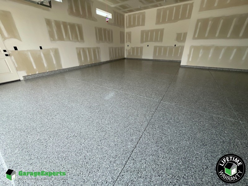 Residential Garage Epoxy Flooring in Newton, Kansas Image