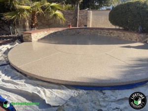 Residential Patio Epoxy Flooring in Tucson, Az