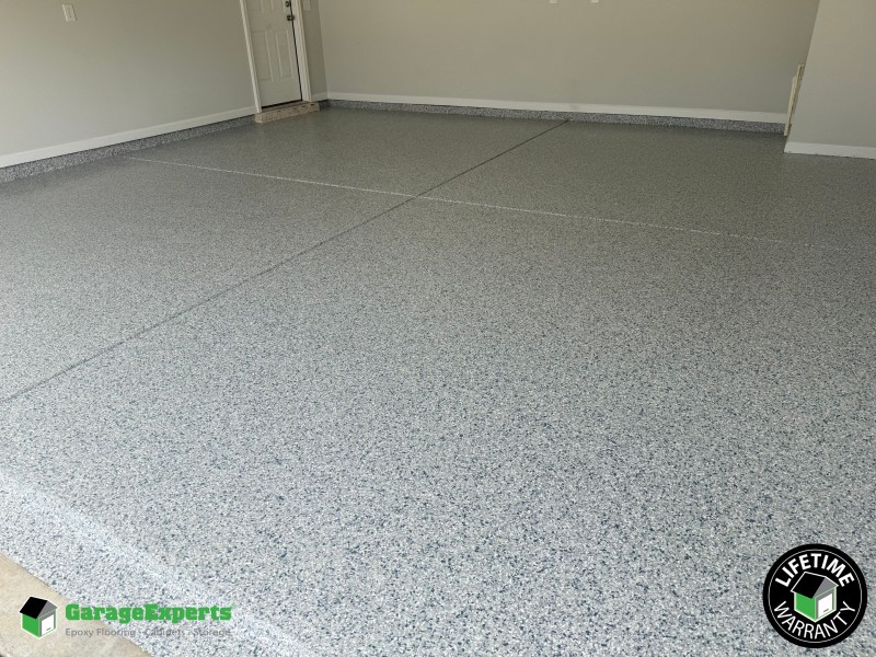 Residential Garage Epoxy Flooring in New Market, Al