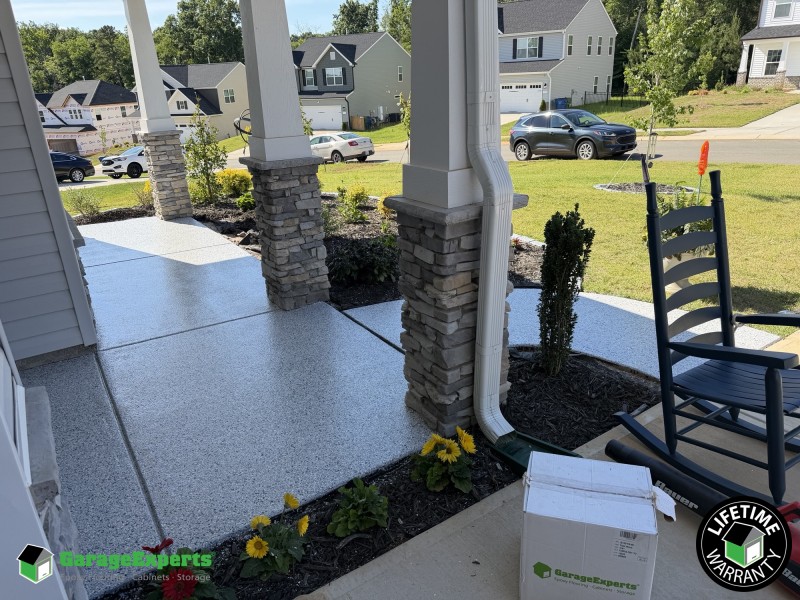 Residential Porch Epoxy Flooring in Graham, Nc