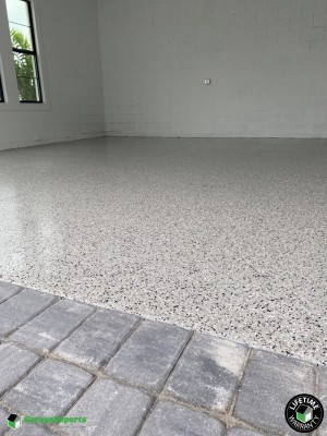 Residential Garage Epoxy Flooring in Rockledge, Fl