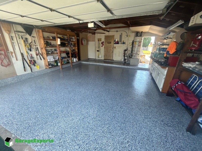 Residential Garage Epoxy Flooring in Westminster, California