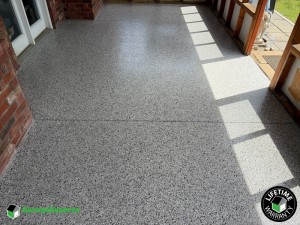 Residential Porch Epoxy Flooring in Fayetteville, Ar
