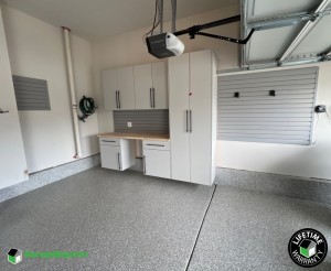 Residential Garage Cabinet Storage Solution in Wichita, Kansas