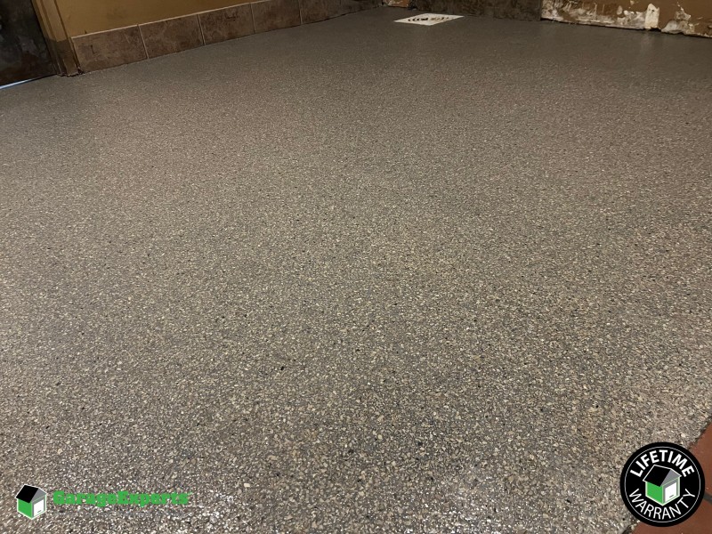 Residential Basement Epoxy Flooring in Montclair, New Jersey Image