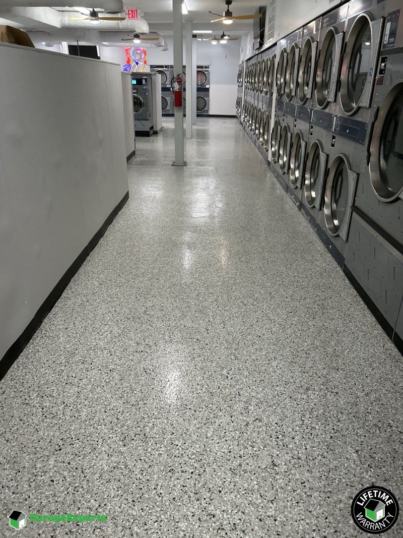 Commercial Laundromat Epoxy Flooring in Ladson, Sc Image