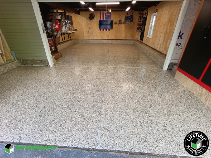 Residential Garage Epoxy Flooring in Drexal Hill, Pa Image