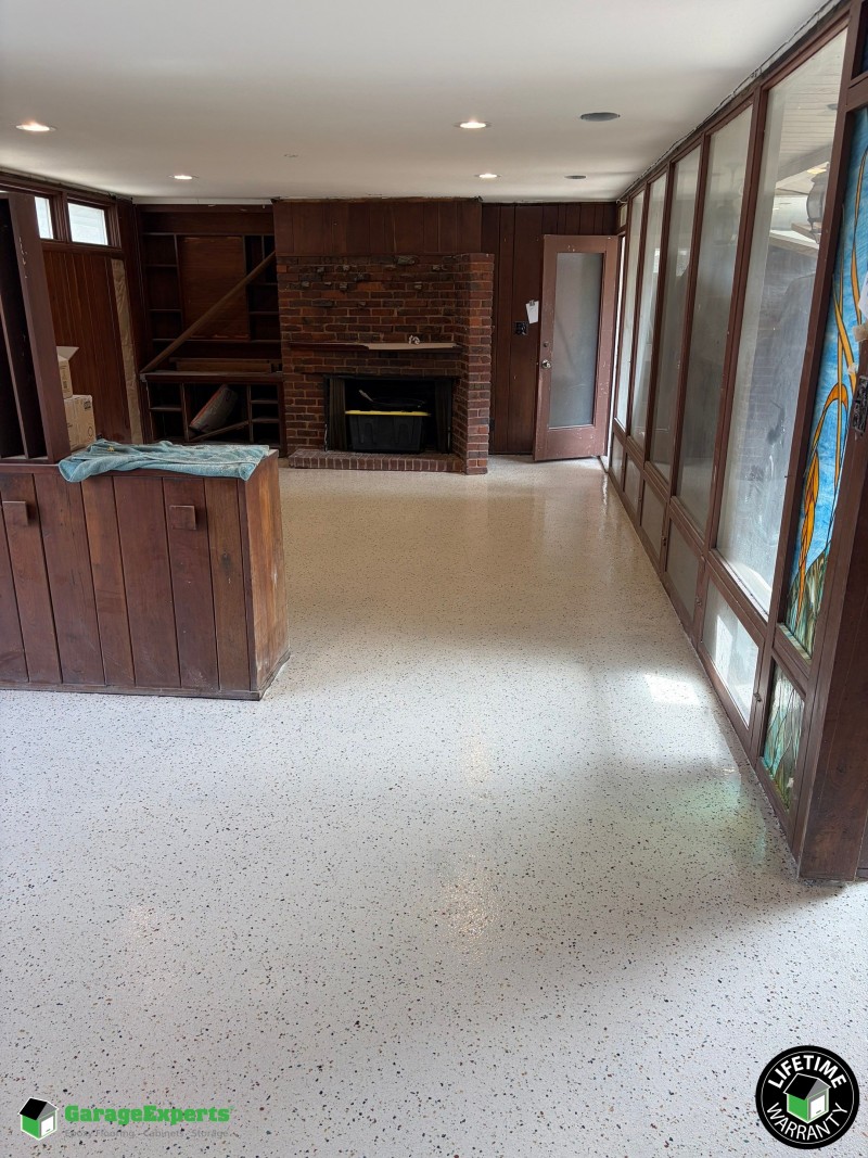 Residential House Epoxy Flooring in Springdale, Ar