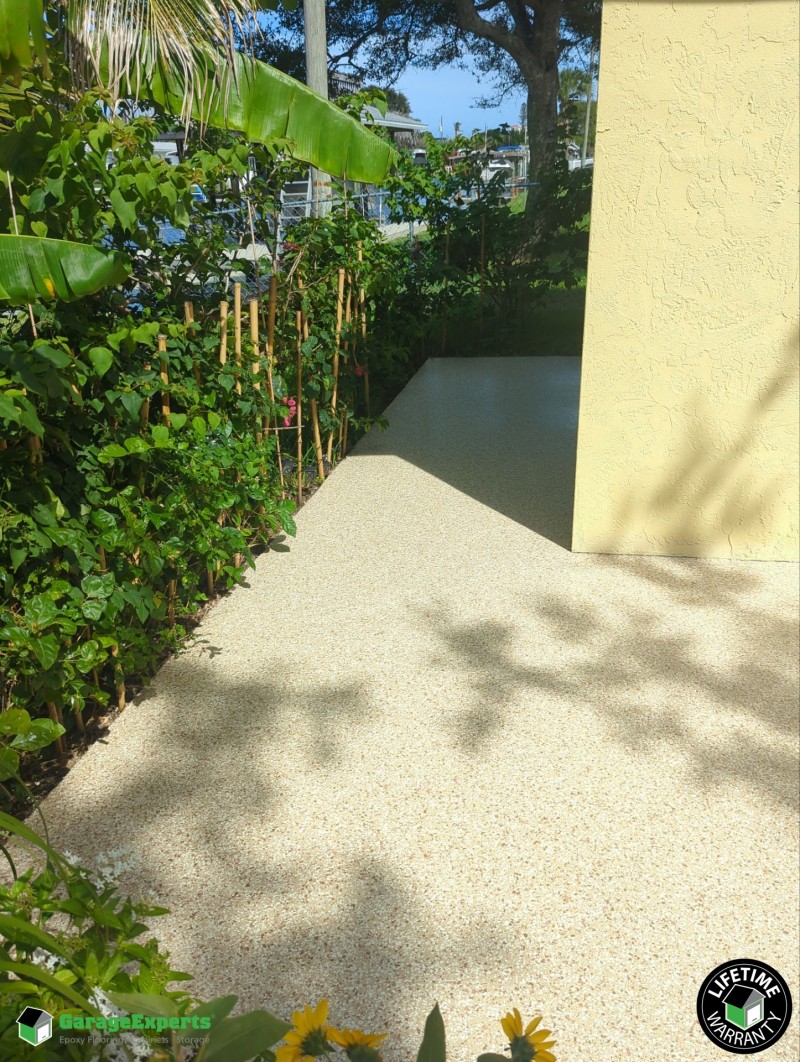 Residential Garage Epoxy Flooring in Cocoa Beach, Fl