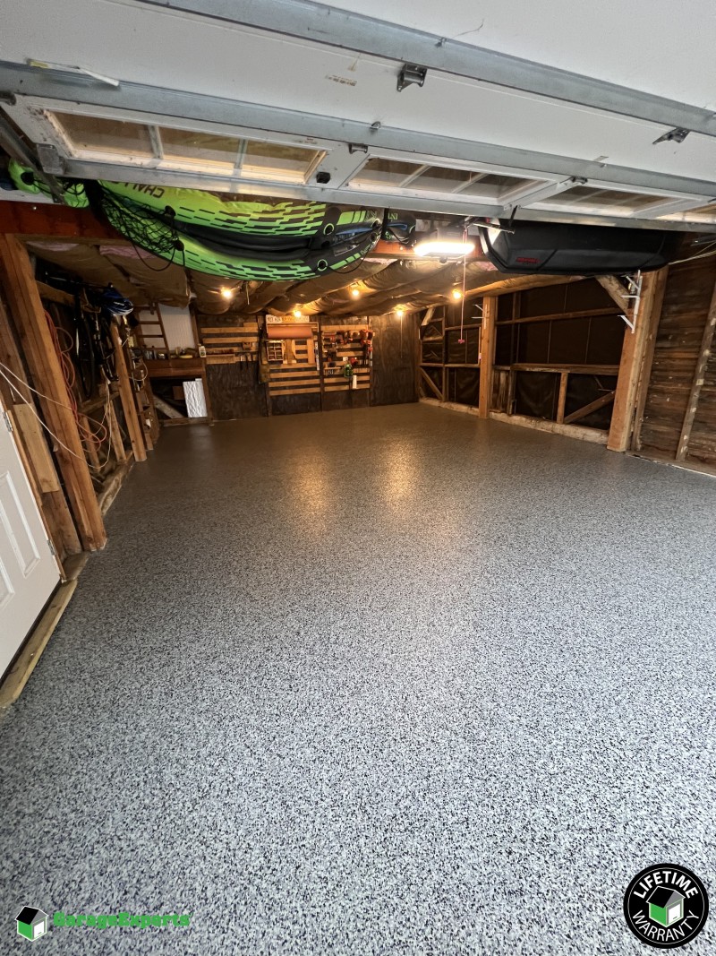 Residential Garage Epoxy Flooring in Patchogue, Ny