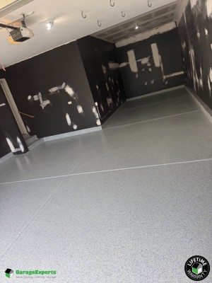 Residential Garage Epoxy Flooring in Oswego, Il